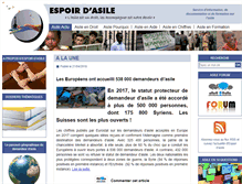 Tablet Screenshot of espoirdasile.org